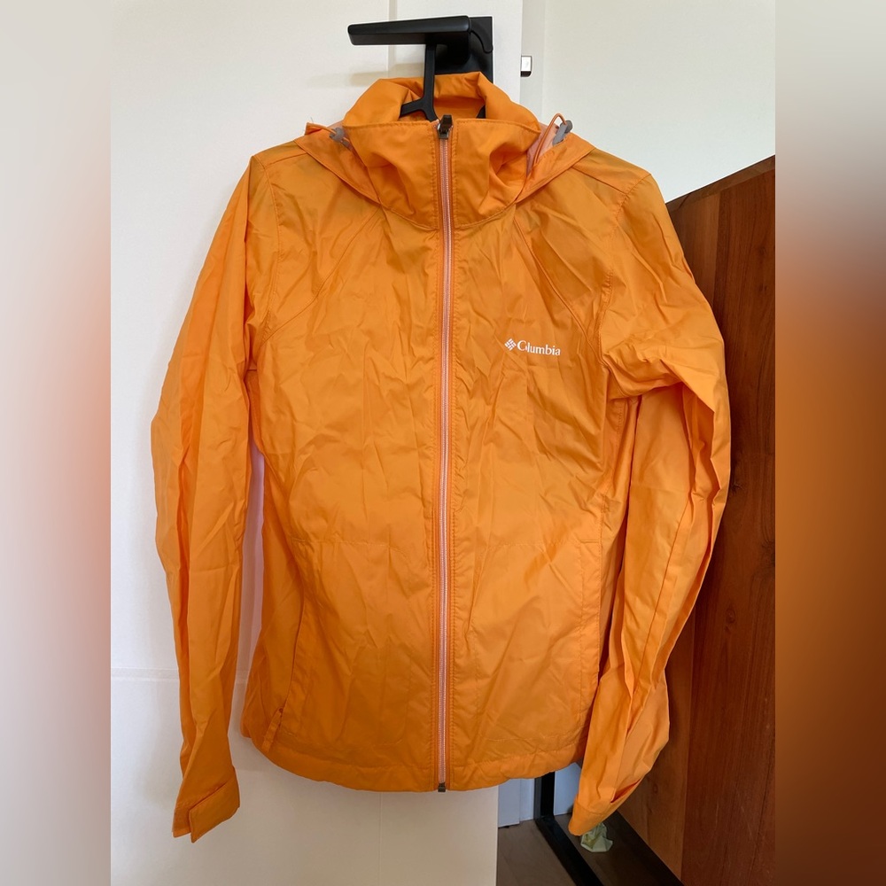 Columbia switchback omni-shield rain jacket XS - Tangerine